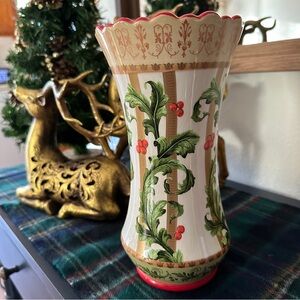Vintage Laura Ashley FTD Holiday Vase